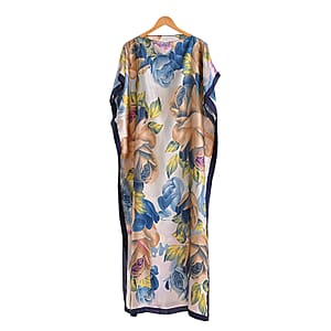 La Marey Black Long Kaftan (70.9x35.4)