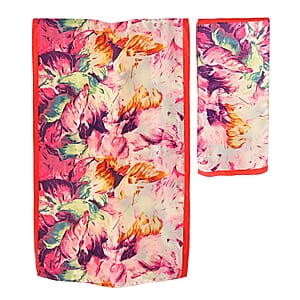 La Marey Red Long Kaftan