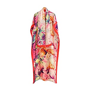 La Marey Red Long Kaftan