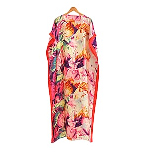 La Marey Red Long Kaftan