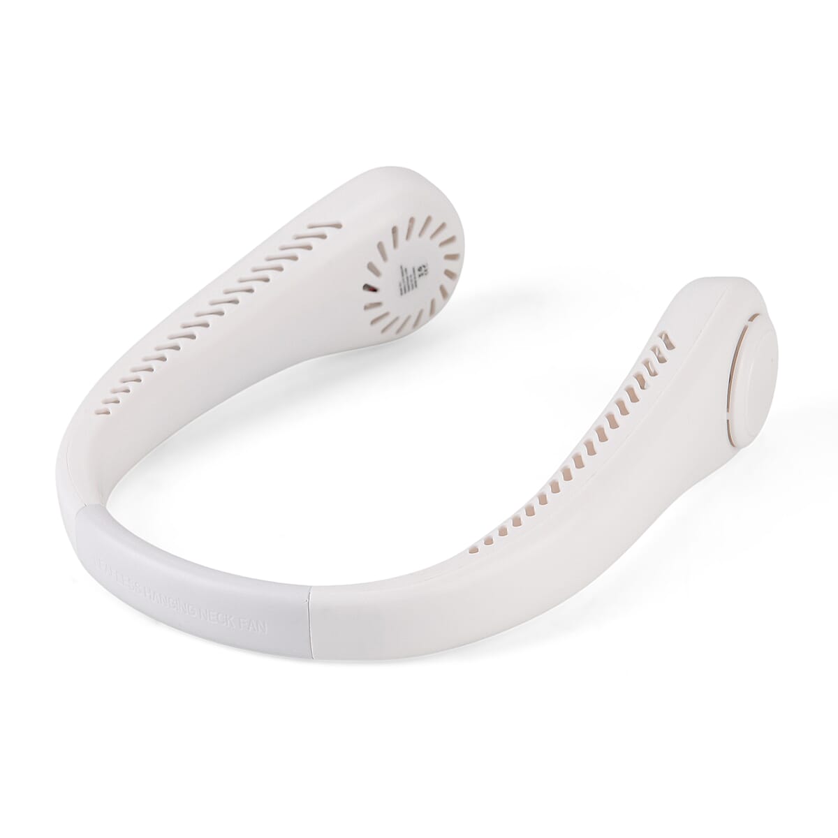 Livmore White Rechargeable Portable Neck Fan (5.66"x2.36"x8.77") image number 8