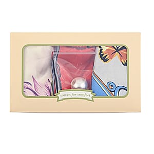 La Marey Multi Color Set of 3 Floral Print Scarf