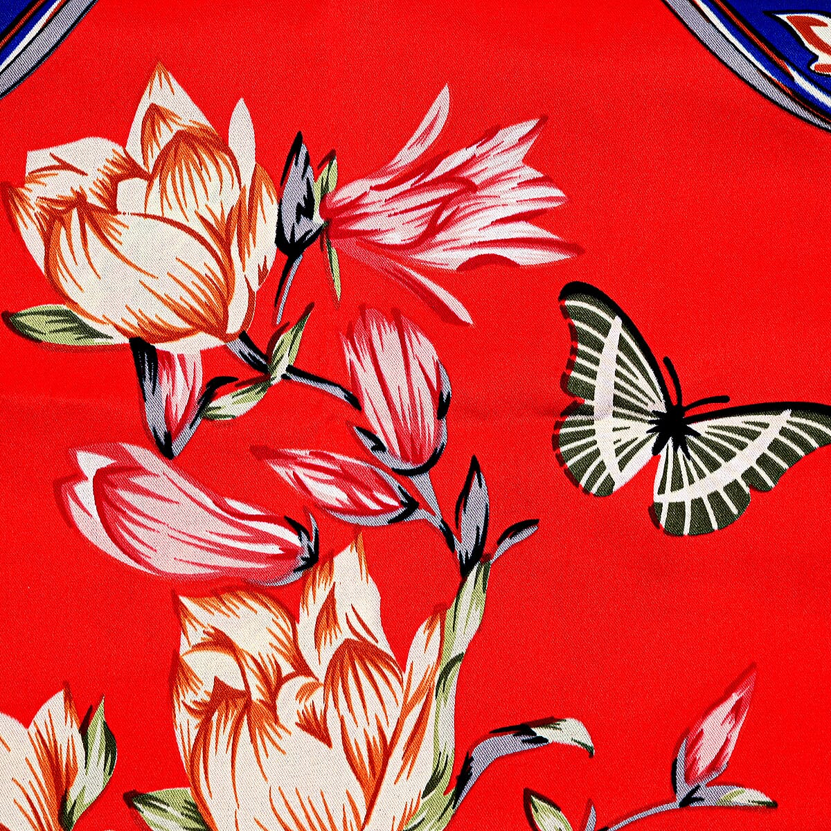 La Marey Multi Color Set of 3 Floral Print Scarf image number 6