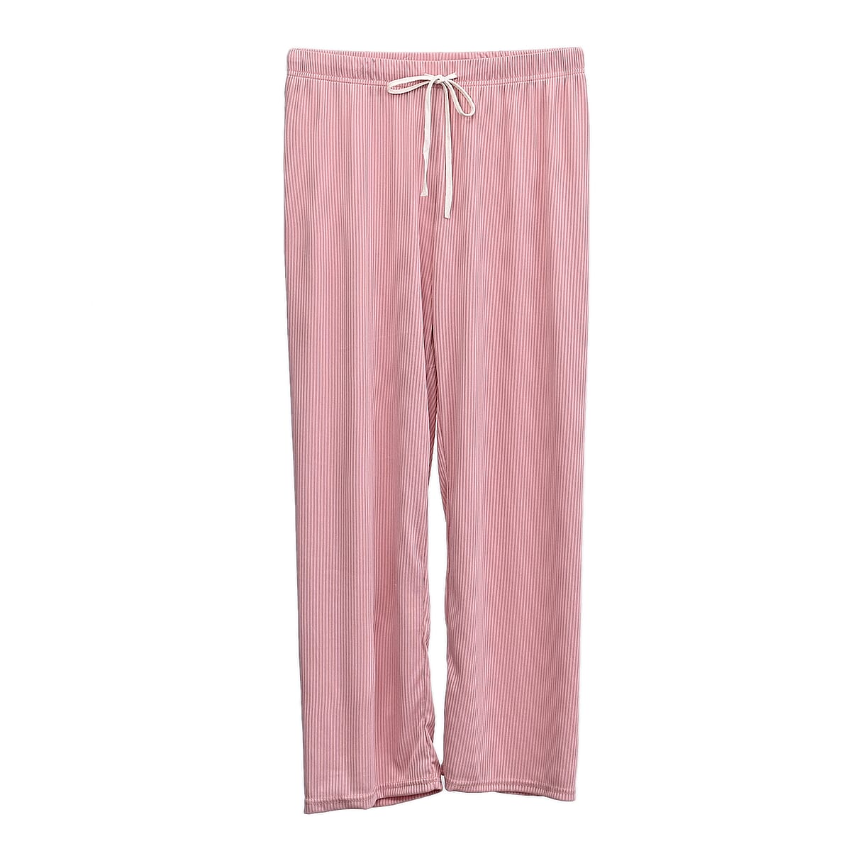 La Marey Pink and Floral Paisley Print Set of 2 Pajama Pant- One Size Fits Most image number 5