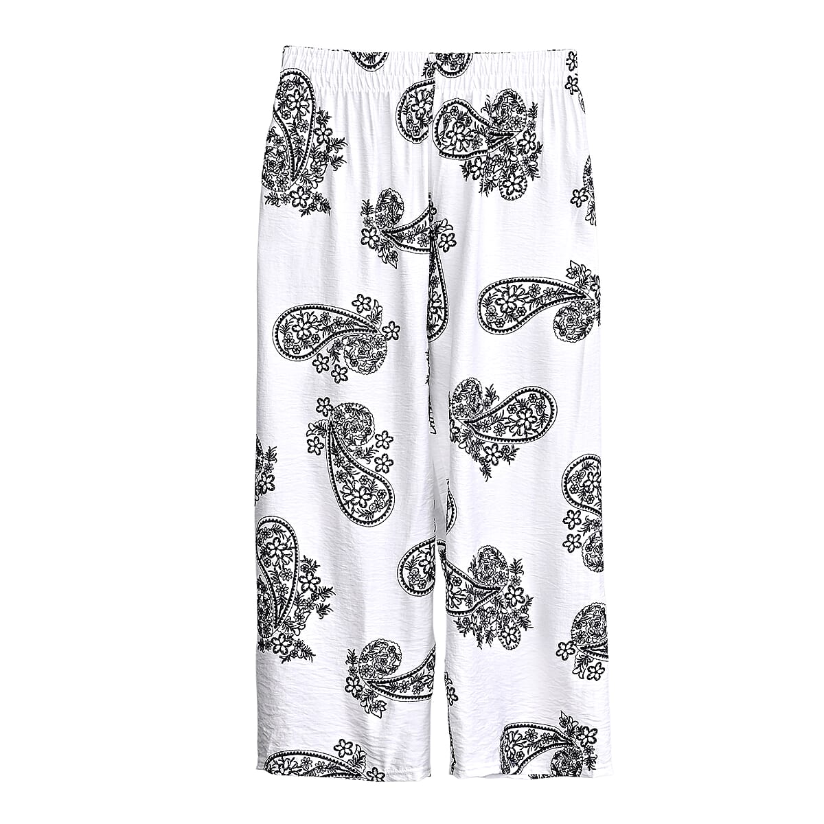 La Marey Wide Leg Printed Pajama Pant - One Size Fits Most image number 2