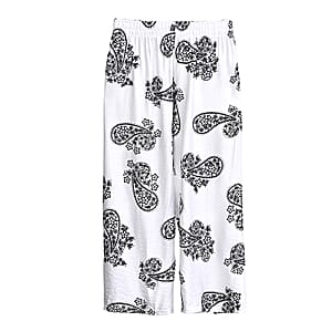 La Marey Wide Leg Printed Pajama Pant - One Size Fits Most