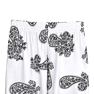 La Marey Wide Leg Printed Pajama Pant - One Size Fits Most
