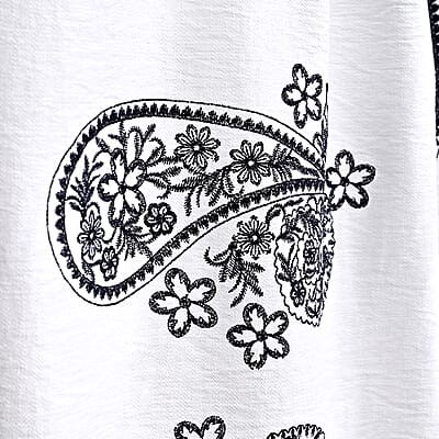 La Marey Wide Leg Printed Pajama Pants - One Size Fits Most