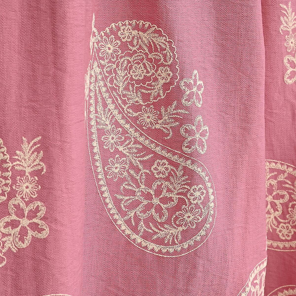 La Marey Pink Shade Comfortable Wide Leg Printed Pajama Pant - One Size Fits Most image number 4