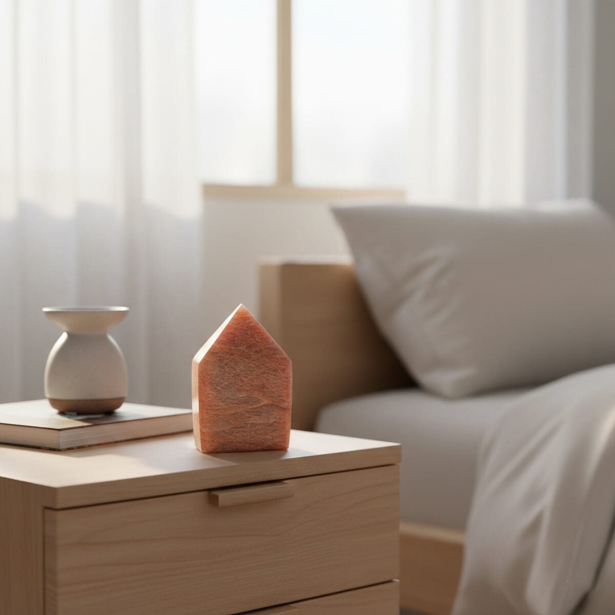 Microcline Brown Pentagon Shape -Small 581ctw image number 1