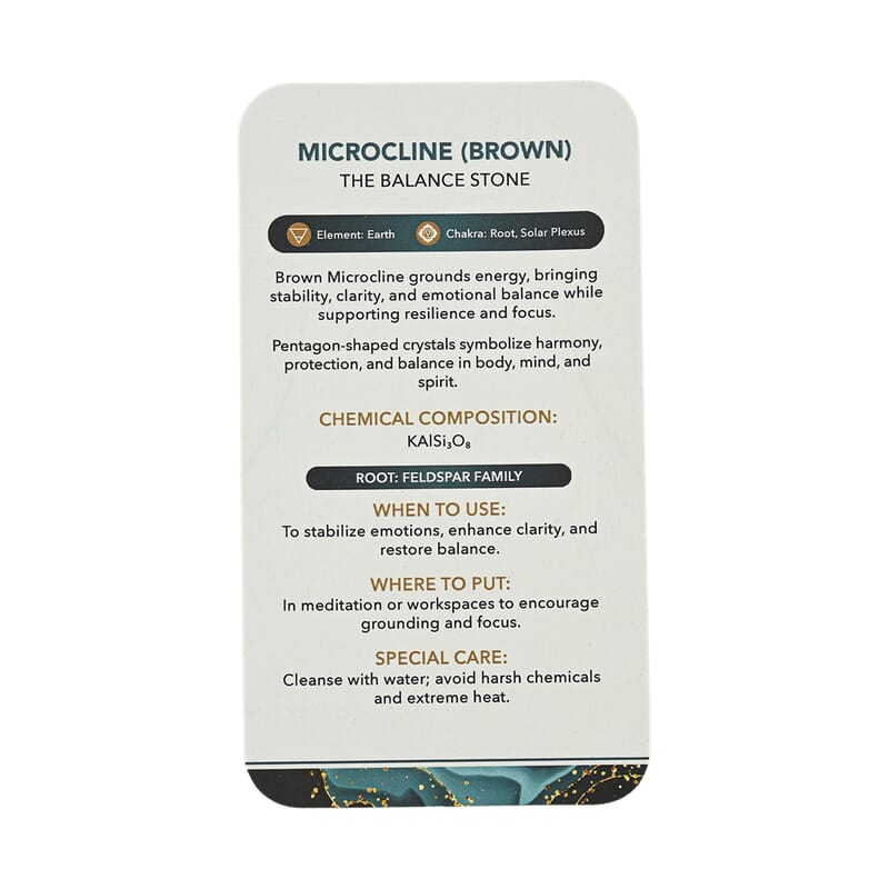 Microcline Brown Pentagon Shape -Small 581ctw