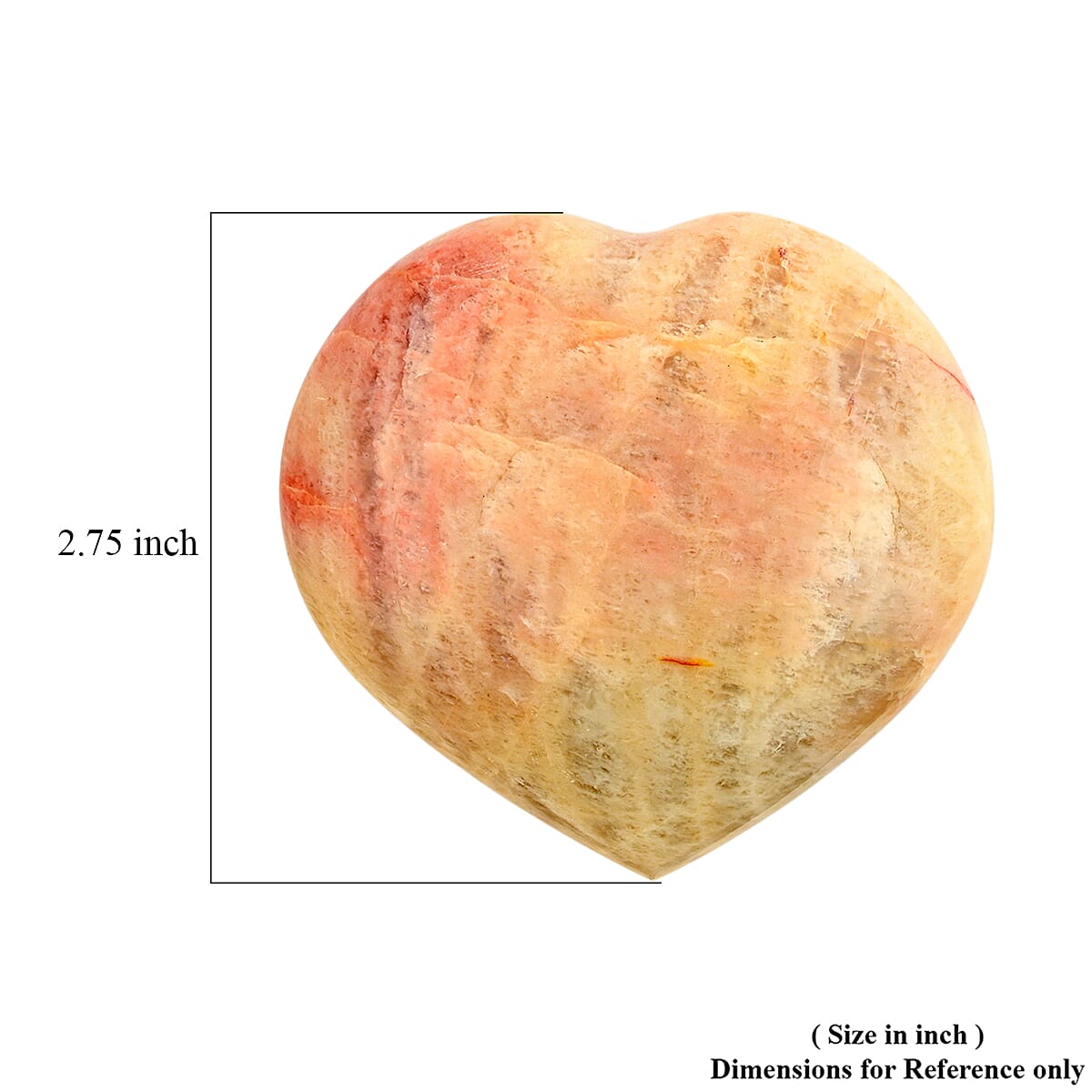 Microcline Multi Color Heart Shape -Medium 1136ctw image number 5