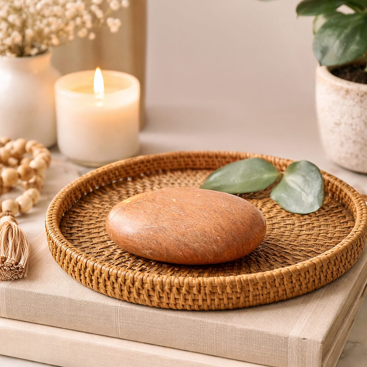 Microcline Orange Gallet -Small 1125ctw image number 1