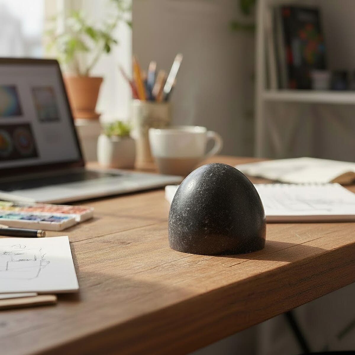 Nuummite&nbsp; Freeform -Medium 2013ctw image number 1