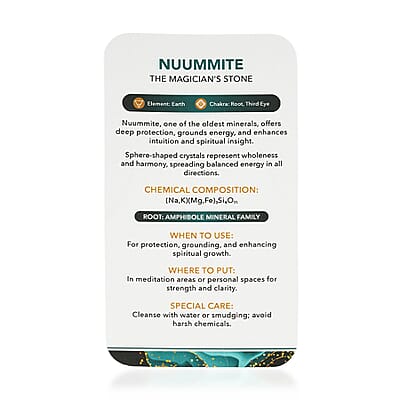 Nuummite  Sphere (Ball) -Medium 1254ctw