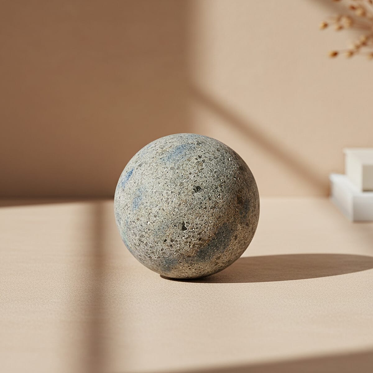 Quartz Blue Sphere (Ball) -Medium 1732ctw image number 1