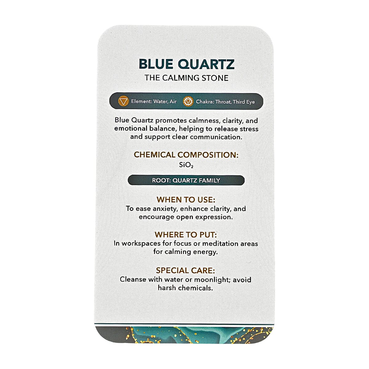 Quartz Blue Freeform -Small 1370ctw