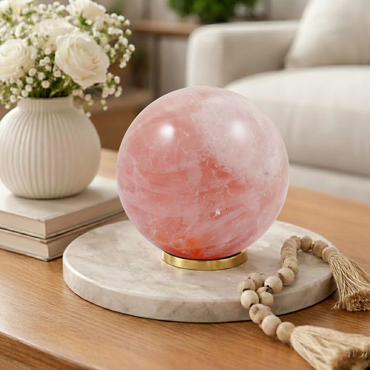 Rose Quartz Sphere (Ball) -Large 3001ctw image number 1
