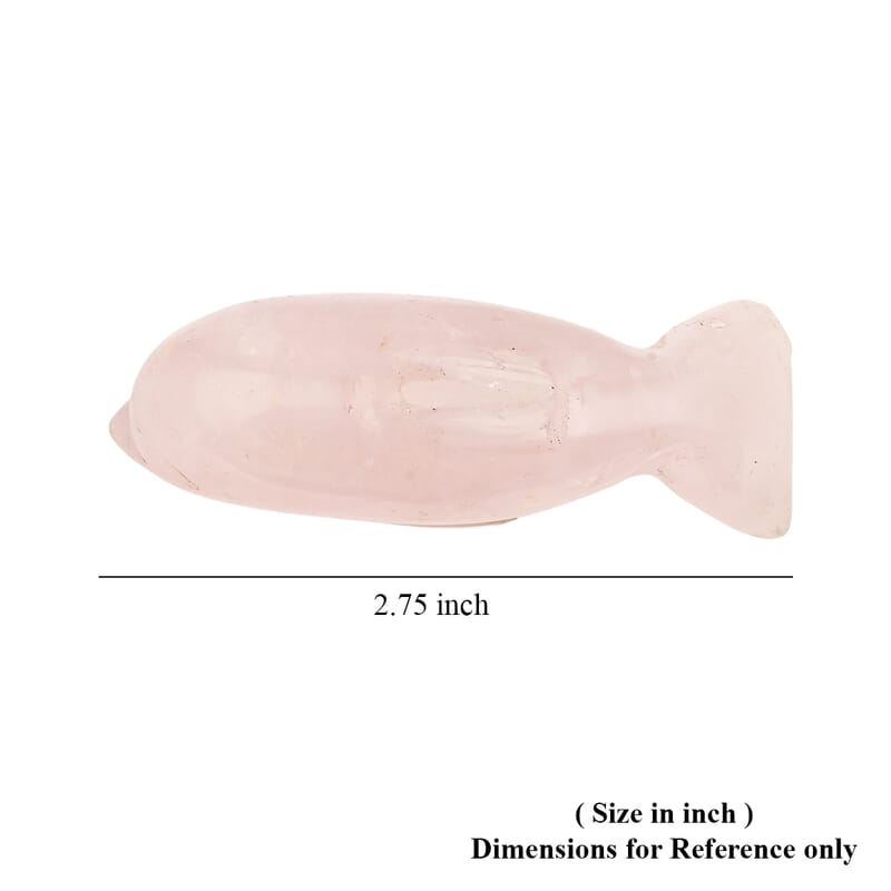 Rose Quartz Dolphine Shape -Small 409ctw