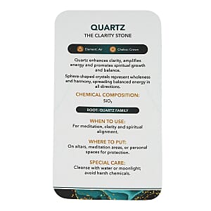 White Quartz&nbsp;Sphere (Ball) -Medium 1324ctw