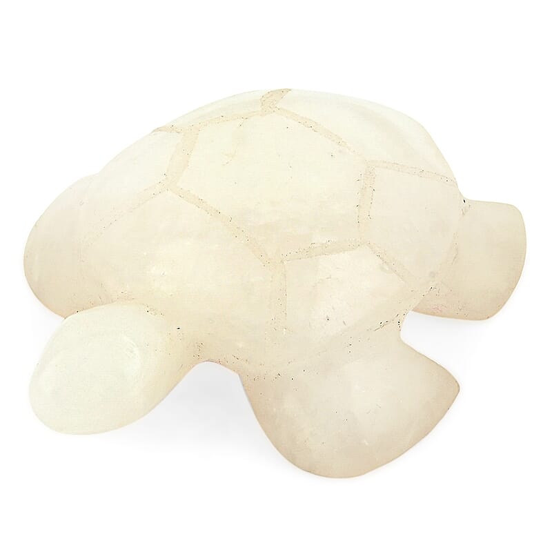 White Quartz Tortoise Shape -Small 486ctw