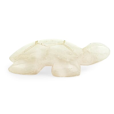 White Quartz Tortoise Shape -Small 486ctw