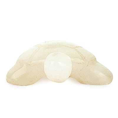 White Quartz Tortoise Shape -Small 486ctw
