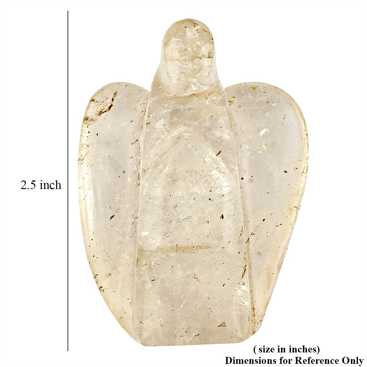 White Quartz&nbsp;Angel Shape -Small 406ctw image number 6