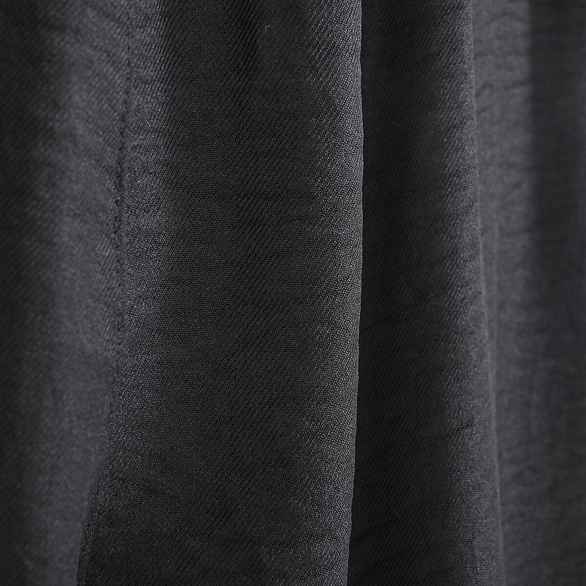 La Marey Black Smocked Waist Crop Pants - One Size Fits Most image number 4