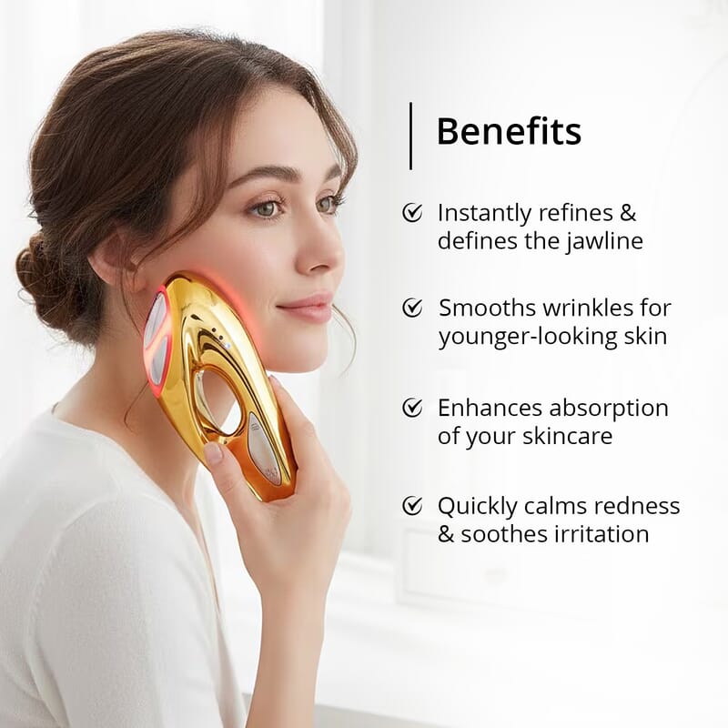 LAB Life & Beauty Titan Gold Eight Technology Ultimate Face & Body Device (Lifetime Warranty)