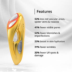 LAB Life & Beauty Titan Gold Eight Technology Ultimate Face & Body Device (Lifetime Warranty)