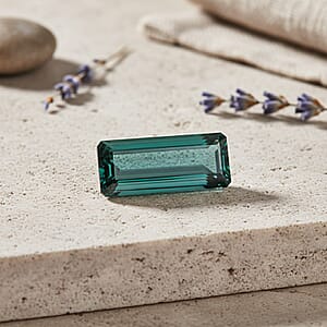 12.95 ctw Baguette Lagoon Tourmaline Loose Gemstone &ndash; AAAA Grade, Free Size