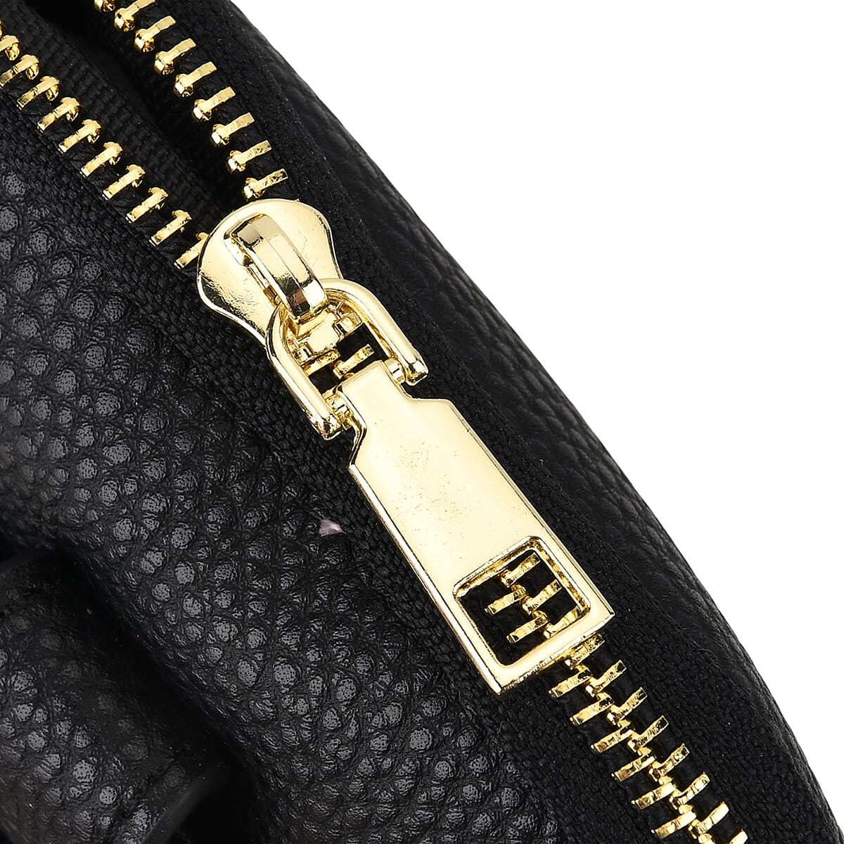 La Marey Navy Beaded Floral Medallion Faux Leather Shoulder Crossbody Bag image number 3
