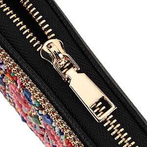 La Marey Multi Color Owl Faux Leather Turquoise Wallet