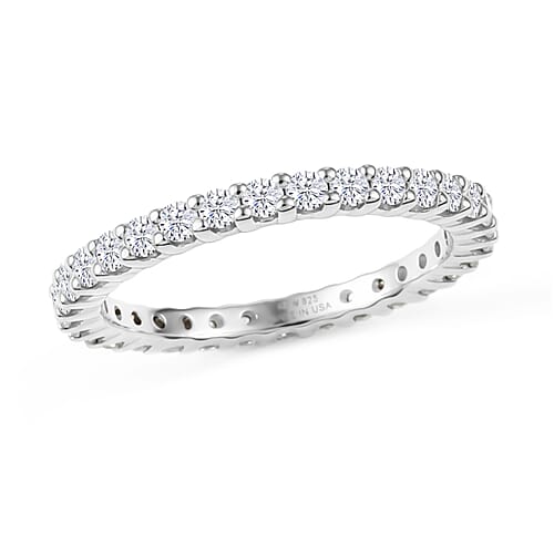 Rhodium Over Sterling Silver / 8 - Product card gallery slide 1 (9433130107135)