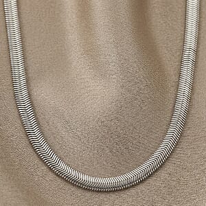 Serpent Flow Necklace (20-22 Inches) in Stainless Steel
