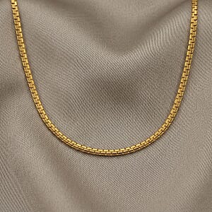 Fortress Link Necklace (20-22 Inches) in ION Plated YG Stainless Steel