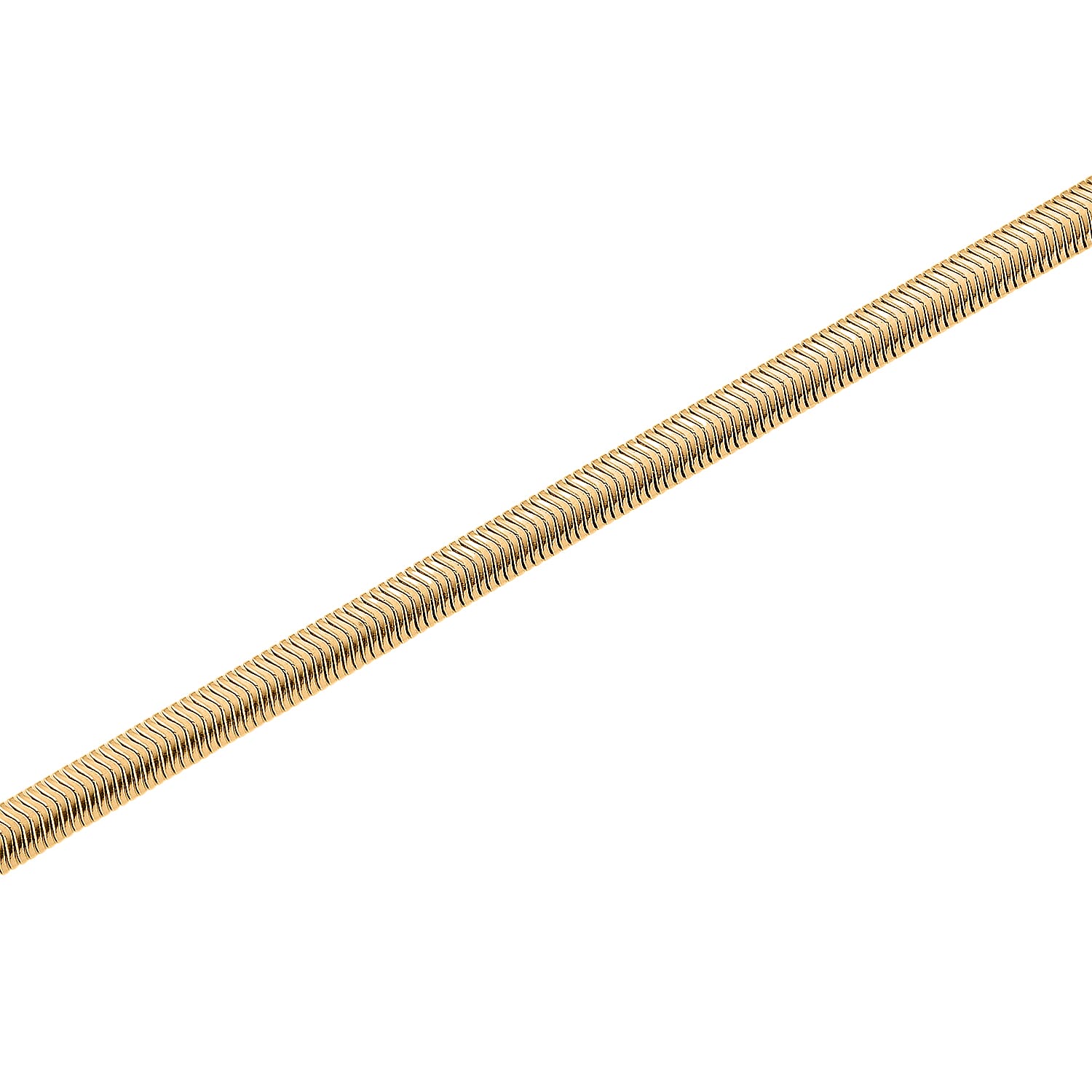 Wave Motion Necklace (20-22 Inches) in ION Plated YG Stainless Steel