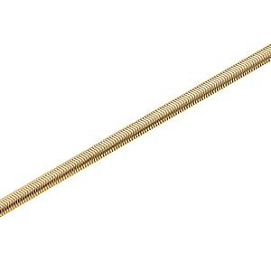 Wave Motion Necklace (20-22 Inches) in ION Plated YG Stainless Steel