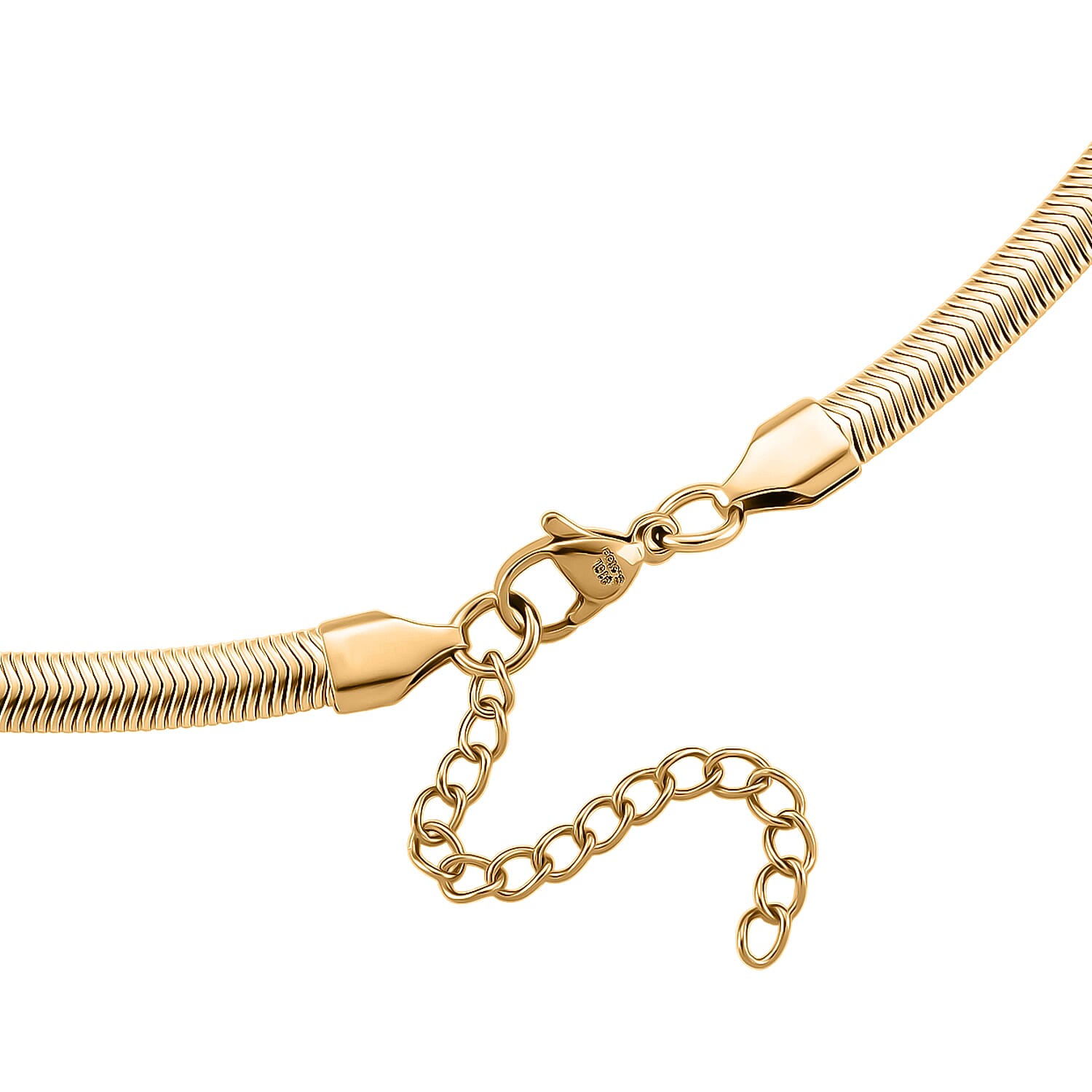 Wave Motion Necklace (20-22 Inches) in ION Plated YG Stainless Steel
