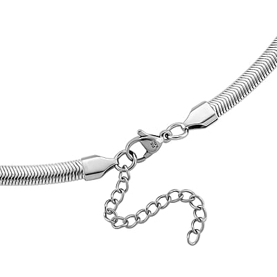 Wave Motion Necklace (20-22 Inches) in Stainless Steel