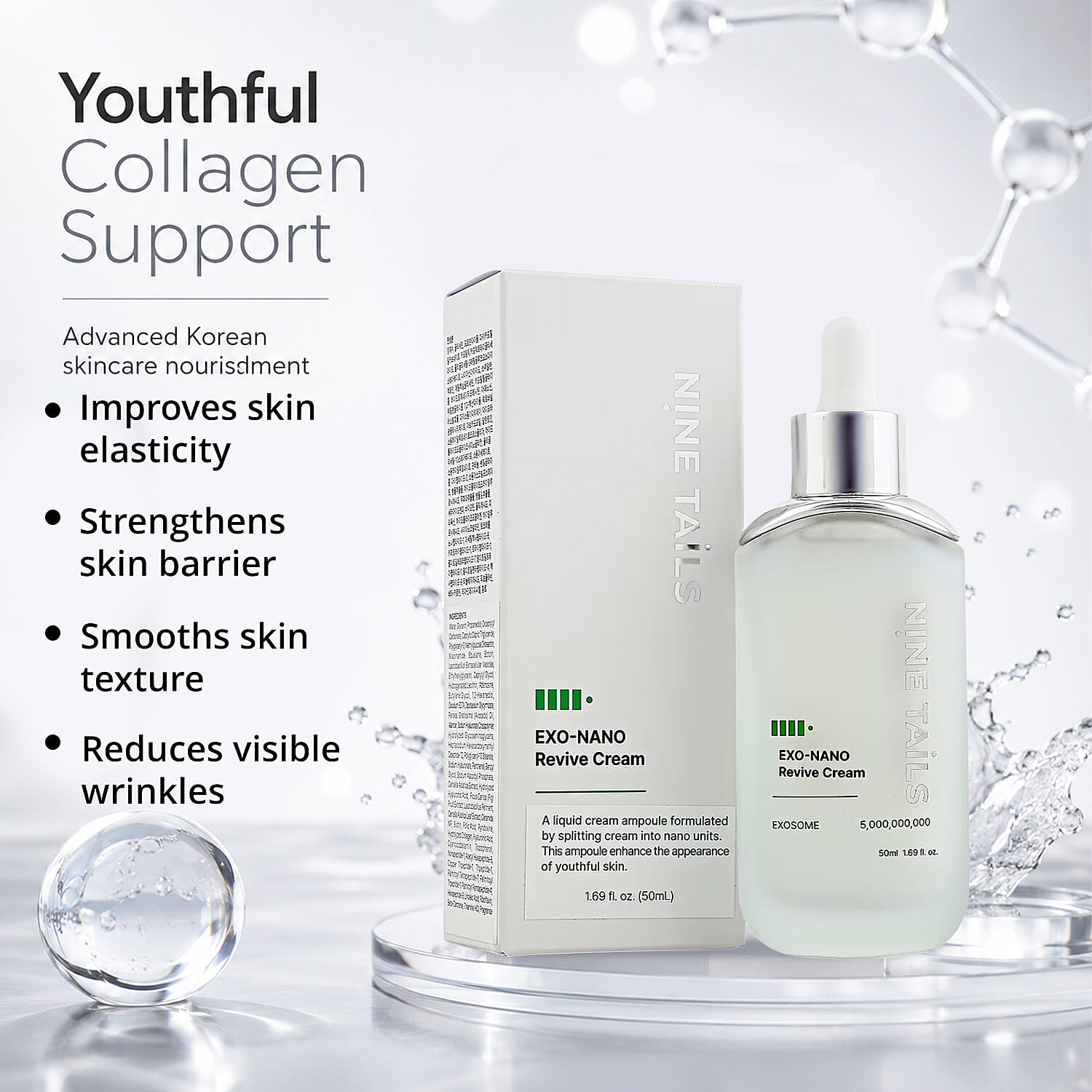 Buy Nine Tails EXO-NANO Revive Cream 50mL at ShopLC.