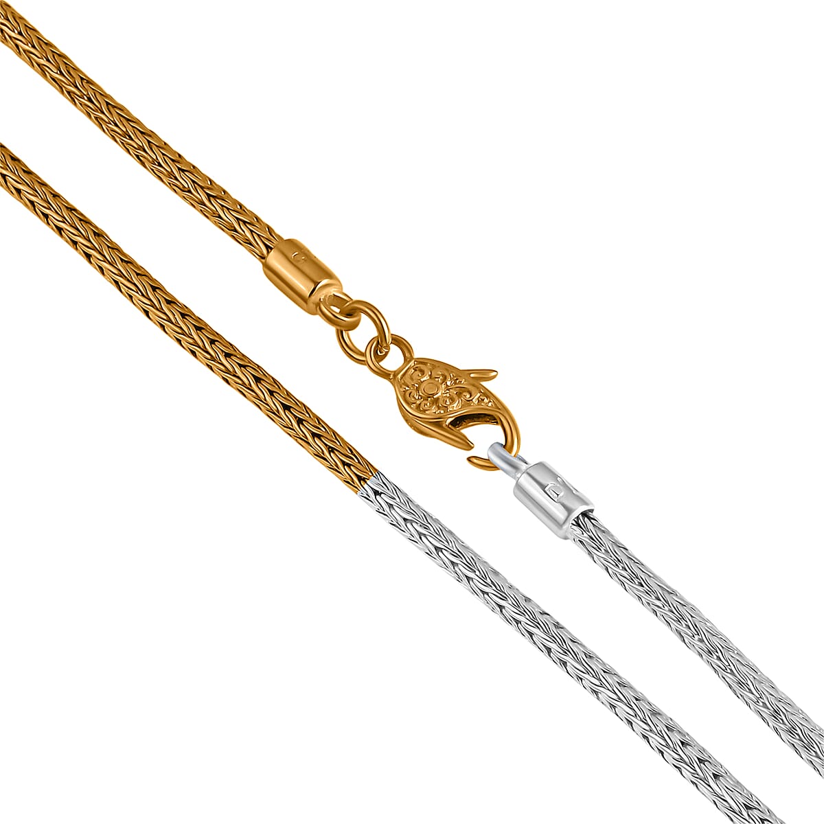 D'Joy Chain Necklace in 22K YG Over and Sterling Silver 29.85 Grams 36 Inches image number 4