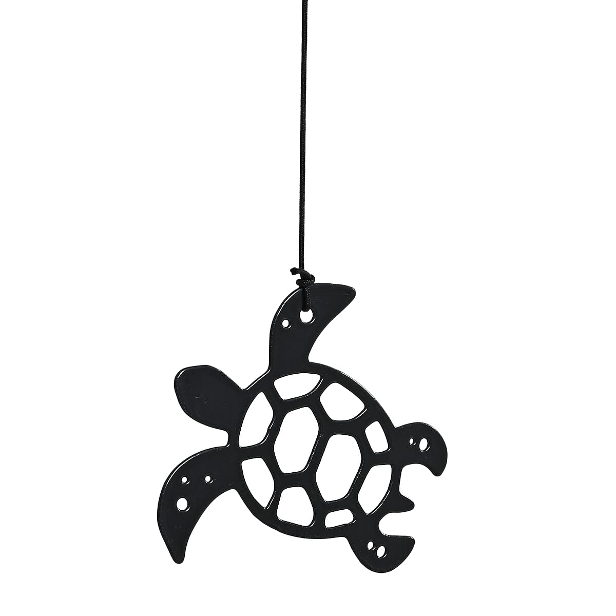 Livmore Tortoise Design Welcome Wind Chime with 5 Iron Tube image number 3