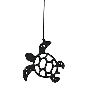 Livmore Tortoise Design Welcome Wind Chime with 5 Iron Tube