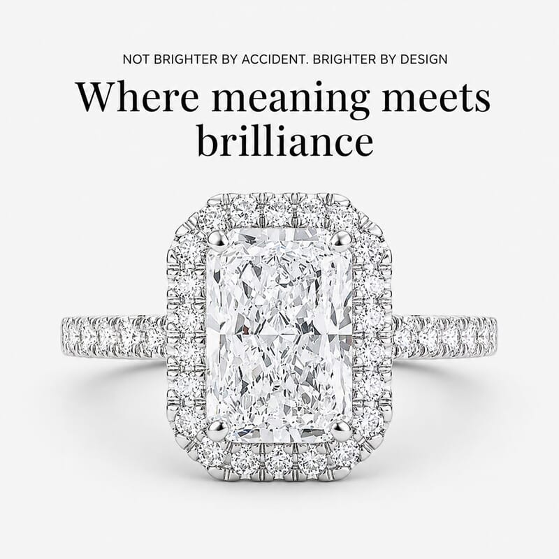 IGI Certified Luxuriant Lab Grown Diamond E-F VS 3.50 ctw Ring in 950 Platinum (Size 6.0) 6.10 Grams