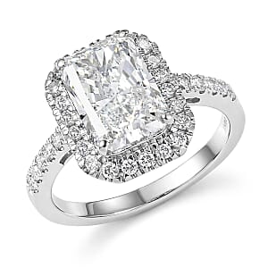 IGI Certified Luxuriant Lab Grown Diamond E-F VS 3.50 ctw Ring in 950 Platinum (Size 7.0) 6.10 Grams