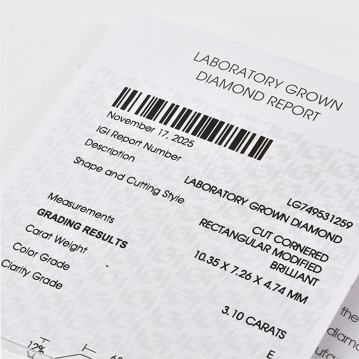 IGI Certified Luxuriant Lab Grown Diamond E-F VS 3.50 ctw Ring in 950 Platinum (Size 7.0) 6.10 Grams image number 6