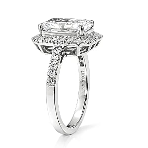 IGI Certified Luxuriant Lab Grown Diamond E-F VS 3.50 ctw Ring in 950 Platinum (Size 7.5) 6.10 Grams