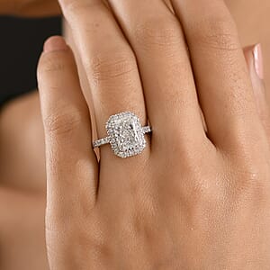 IGI Certified Luxuriant Lab Grown Diamond E-F VS 3.50 ctw Ring in 950 Platinum (Size 8.0) 6.10 Grams